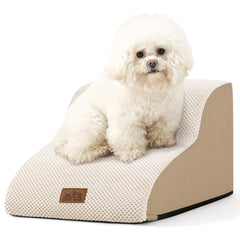 COZY KISS Escaleras para perros pequeños con curva, ideal para subir al sofá.