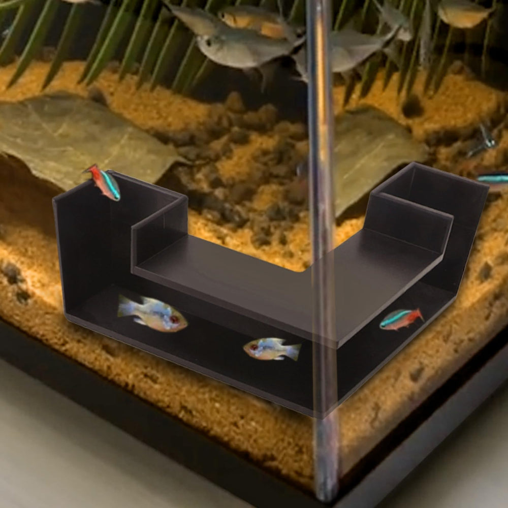 CPLIKE túnel subterráneo para acuario, mejora la exploración de peces y camarones.