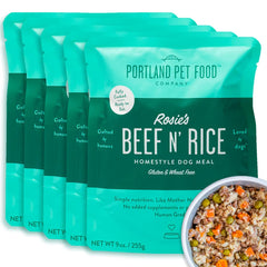 Rosie’s Beef N’ Rice en bolsa, lista para servir sin descongelar