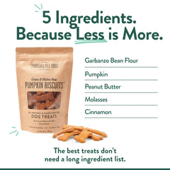 CRAFTED BY HUMANS galletas sin granos para perros amantes del sabor calabaza