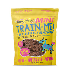 Crazy Dog Mini Train-Me recompensa de entrenamiento con pollo para atracción.