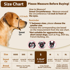 Crazy Felix Muzzle talla S: ajuste rápido y seguro para perros de tamaño pequeño a mediano.
