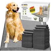 Croci almohadillas para pis de perro XXL, color carbón, control de olores para entrenamiento.