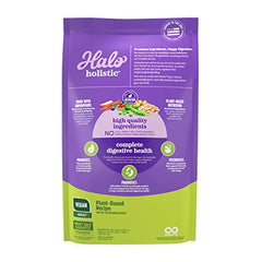 Halo croquetas secas vegetales para perros: textura crujiente y dieta basada en plantas.