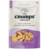 Crumps' Naturals: Bocados de hígado de res, snack proteico para entrenamiento.