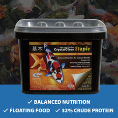 CrystalClear Staple balde 8.8 libras para alimentación regular.
