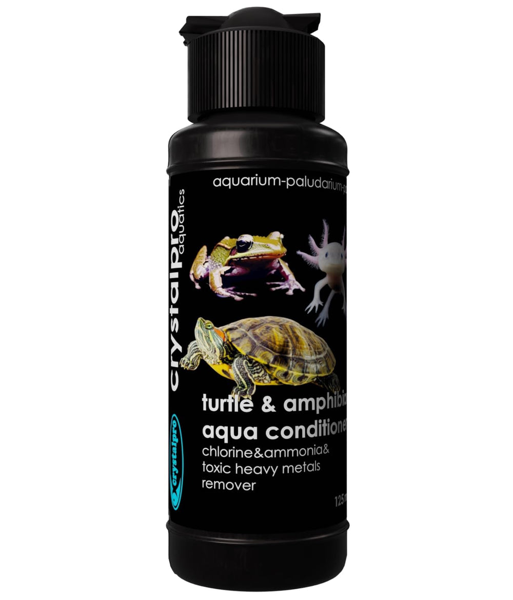 Crystalpro acondicionador agua tortugas, mejora la calidad del agua en terrarios.
