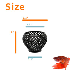 CTWPets Betta Bulb Hide 2.0, diseño verde natural para acuario plantado.