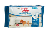 Four Paws Wee-Wee wrap desechable para macho, evita manchas en casa.