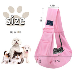 CUBY bolso reversible para mascota, uso en dos lados suave