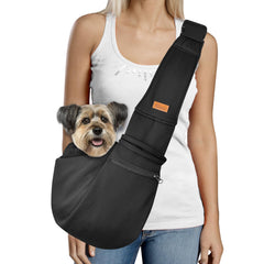 Portador Cuby Sling para perros y gatos con ajuste de correa