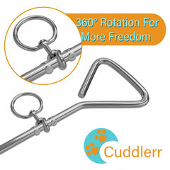 Cuddlerr cable para perros compatible con arnés, uso fácil en exteriores.