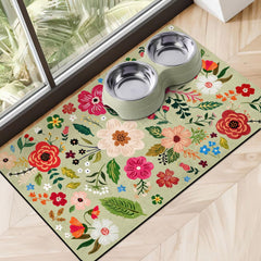 Alfombrilla absorbente Cuslnox con secado rápido para derrames de agua.