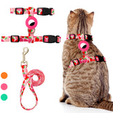 CUSOZWO arnés para gatos con diseño fresa, cómodo y seguro
