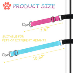 CUTEABC correa de cuidado para mascotas con clip 360 grados y ajuste.