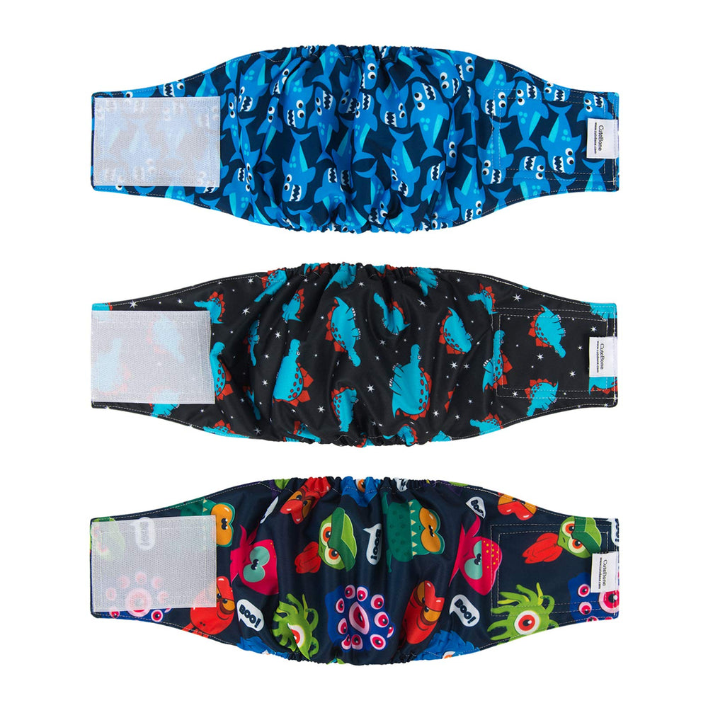 CuteBone bandas para perro macho, confort y ajuste suave para paseos
