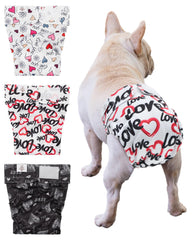 Pañales CuteBone para perra sin cola con diseño que evita fugas