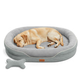 CWAWZ Cama Ortopédica Jumbo con apoyos envolventes para descanso cómodo y seguro.