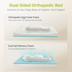 Cama CWAWZ extragrande con gel refrescante para descanso cĂłmodo.