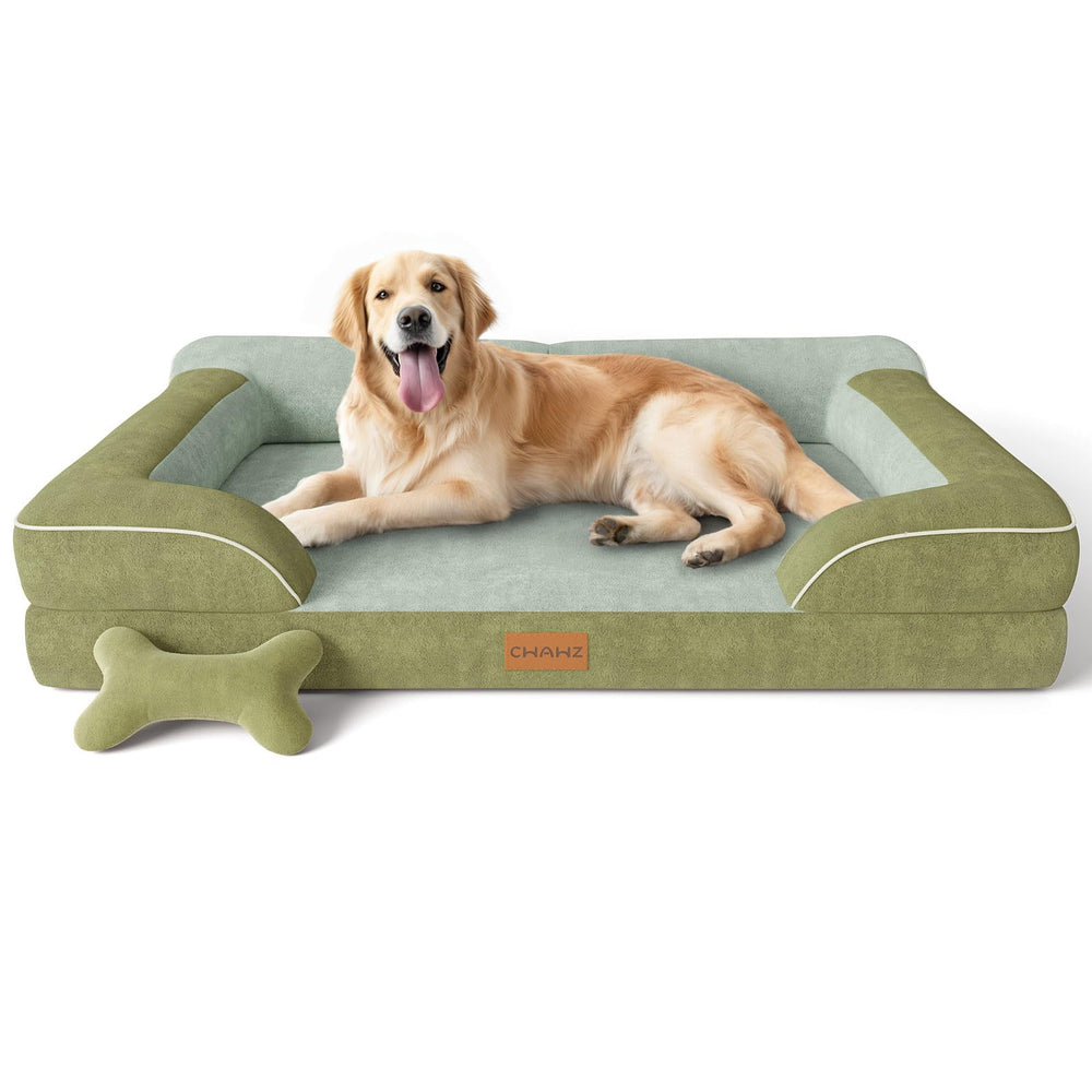 CWAWZ cama perro extragrande ortopédica para articulaciones y confort nocturno.