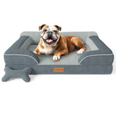 CWAWZ cama ortopédica para perros grandes con gel para descanso cómodo