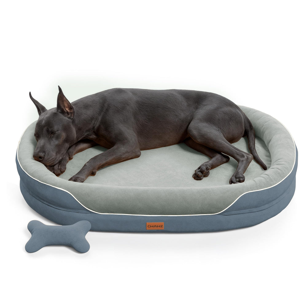 CWAWZ cama-perro-xxl con espuma memoria para articulaciones y descanso profundo.