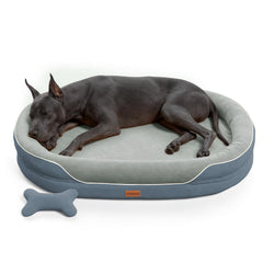 CWAWZ cama-perro-xxl con espuma memoria para articulaciones y descanso profundo.