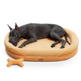 Cama ortopédica CWAWZ XXL para perros grandes con refuerzos envolventes y soporte