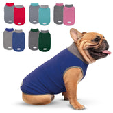 Suéter para perros cyeollo elástico con forro polar, comodidad durante el paseo.