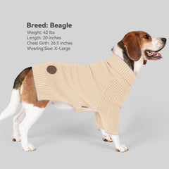 sweater para perro grande con tejido estirable facilita ponérselo