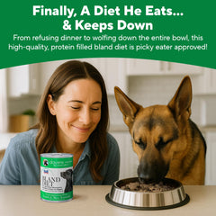 Dave's Pet Food, ingredientes limitados cordero-arroz para dieta clara.