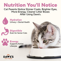 Aroma suave de pate para gato sin granos