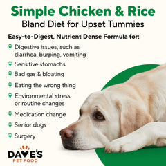 Dave's Pet Food, textura pate suave facilita la comida diaria.