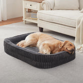 DEBANG HOME cama ortopédica para perro mediano con espuma huevo y apoyo cómodo