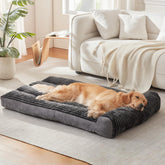 Cama DEBANG HOME para perros grandes con cojín para apoyar la cabeza