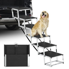 DeerGym escaleras para perros grandes, estable y segura para subir al coche.