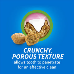 Dentalife textura porosa salmón-crujientes reduce sarro y facilita la limpieza diaria