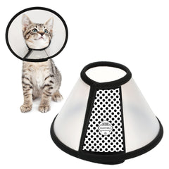 Cono Depets de recuperación para gatos, ajuste cómodo y seguro.