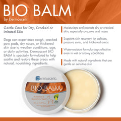 Dermoscent Bio Balm aplicación nocturna en nariz para confort.
