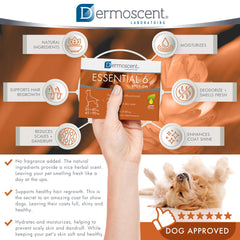 Dermoscent Essential 6: pelaje más brillante y saludable.