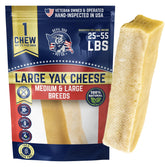Devil Dog Yak Chew duradero para perros grandes; masticación progresiva