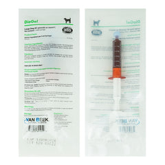 DiaGel Van Beek para perros grandes, dispensador de 5 ml para administración fácil.