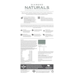 Diamond Naturals: textura crujiente de croquetas para perros activos.