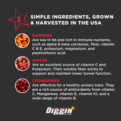Diggin' Your Dog Firm Up cranberry boost highlighting urinary tract friendly possibilities