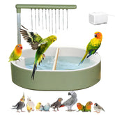 DINTSTYLE baño-loro-automatico facilita un baño cómodo y estable para aves