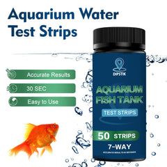 DIPSTIK 50 tiras para monitorear agua en acuarios