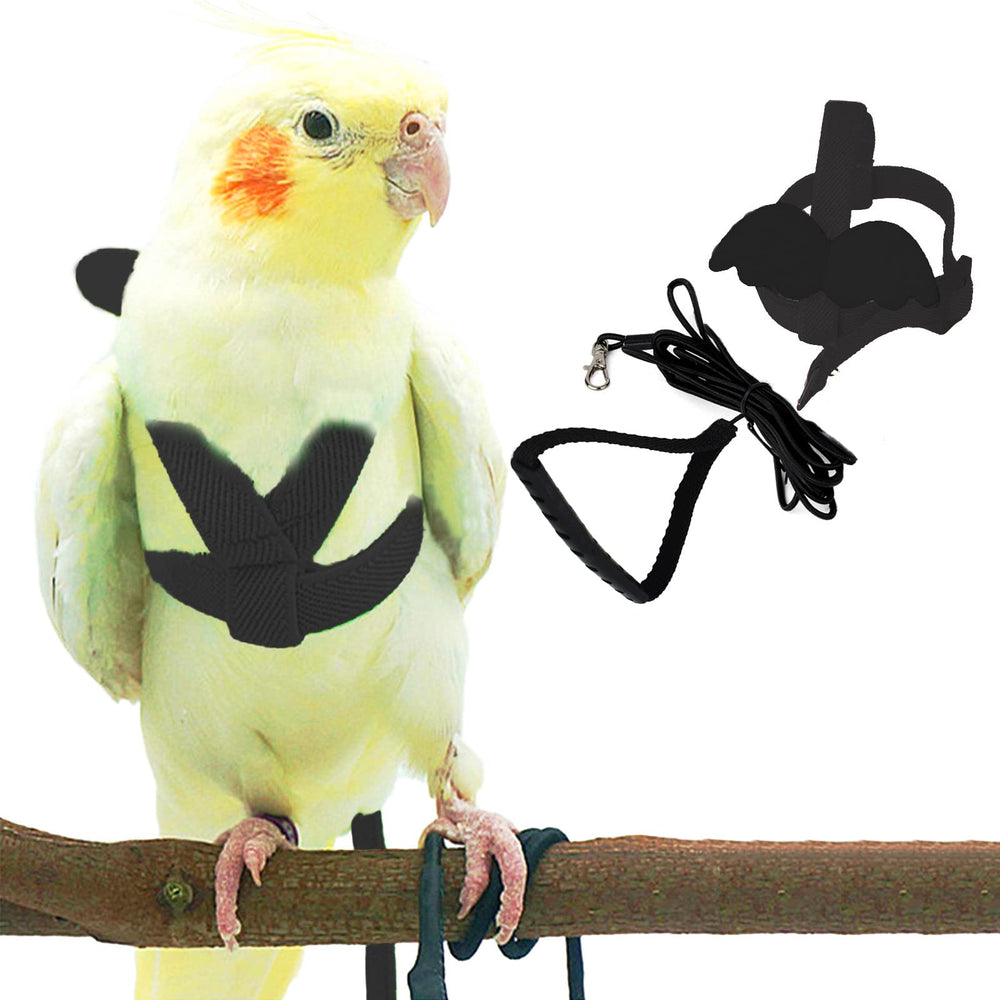 Arnés para pajaro de Dnoifne con ajuste cómodo para entrenamientos al aire libre.