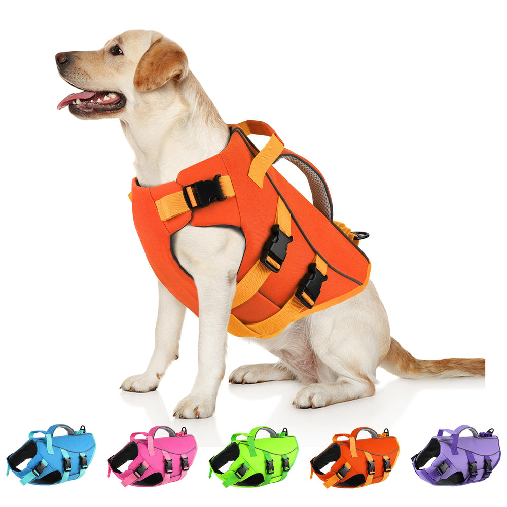 Dogcheer salvavidas para perro con doble mano de rescate, ideal para salidas en agua