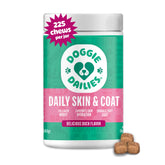Doggie Dailies con aceite de salmón para pelaje brillante y piel sana