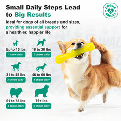 Doggie Dailies textura suave que facilita la administración diaria